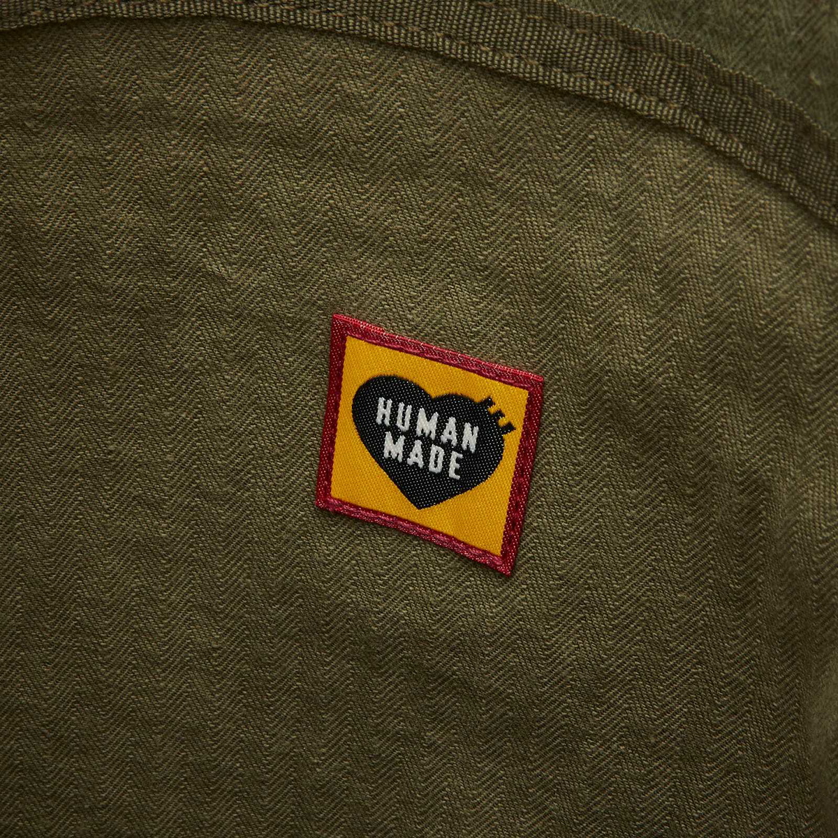 Human Made Men's Military Shoulder Bag in Olive 