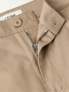 CELINE - Straight-Leg Twill Cargo Trousers - Neutrals