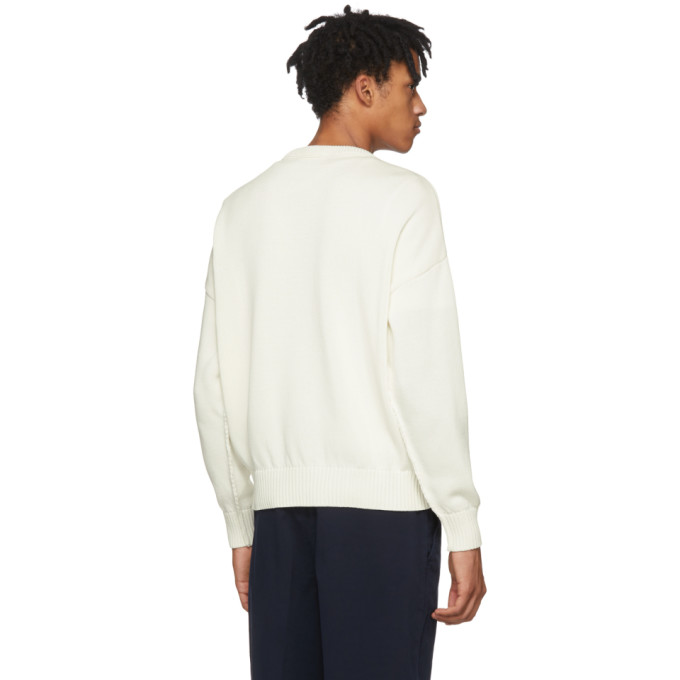 AMI Alexandre Mattiussi Off-White Oversized Sweater AMI