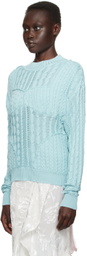 Julie Kegels SSENSE Exclusive Blue Kath Sweater