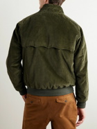 Baracuta - G9 AF Cotton-Corduroy Harrington Jacket - Green