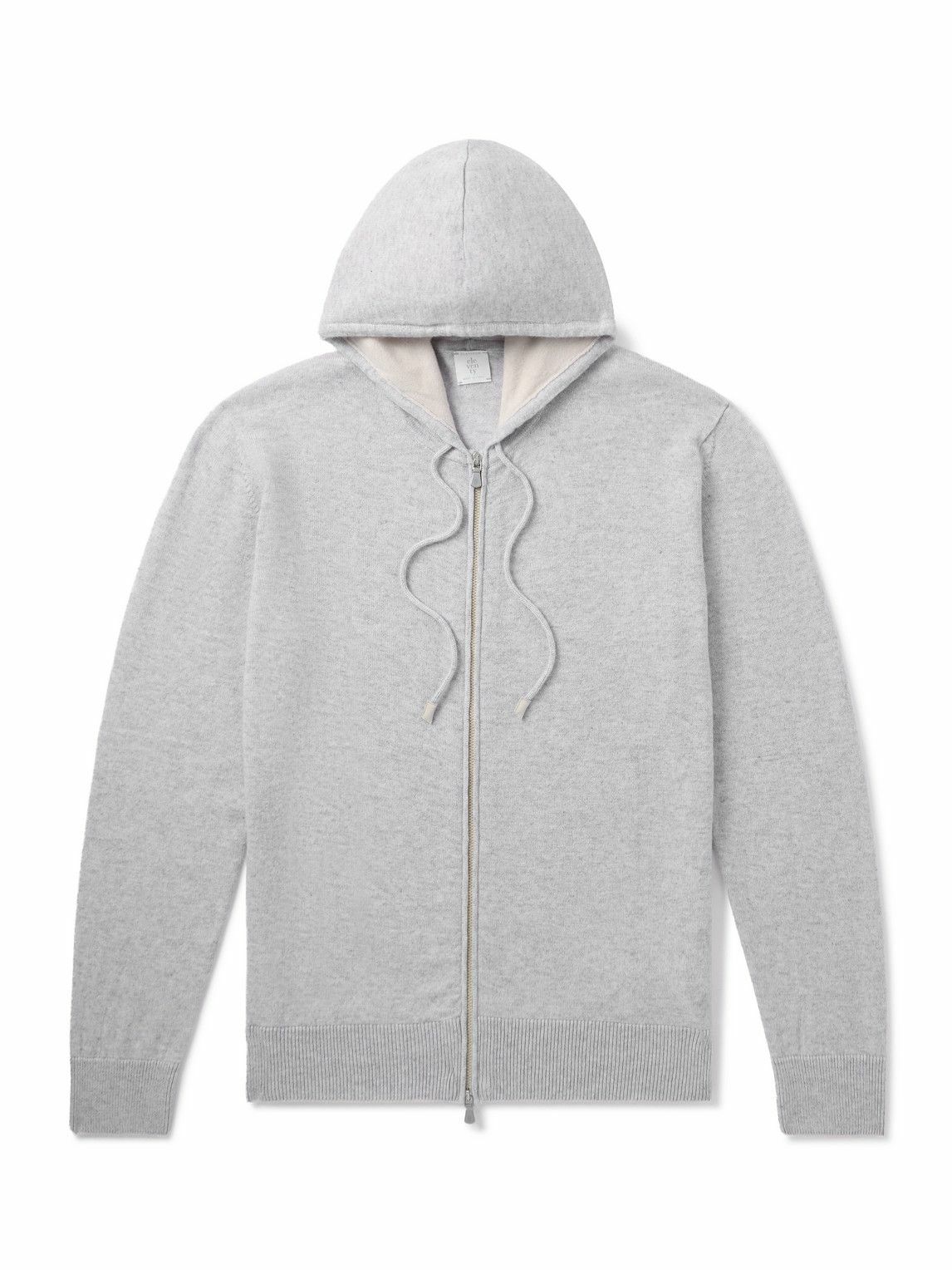 Eleventy - Cashmere Zip-Up Hoodie - Gray