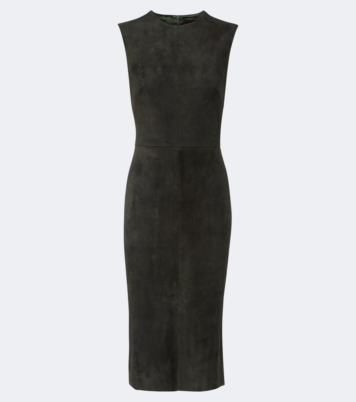 Stouls Evita suede midi dress