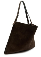 Christian Louboutin Baggy Suede Tote - Dark Brown - One Size