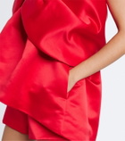 Simone Rocha Bow-detail satin top