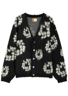 Saint Mxxxxxx X Denim Tears Wool-blend Cardigan Black