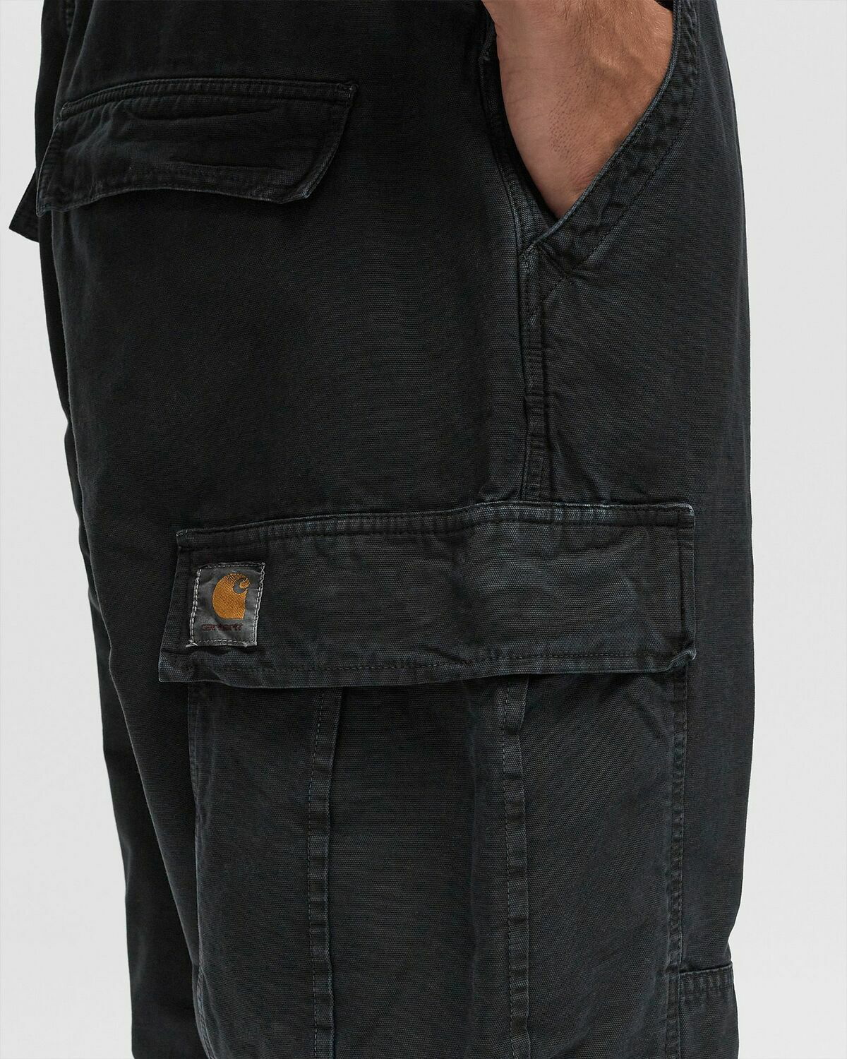 Carhartt Wip Cargo Bib Overall Black Cargo Pants Carhartt WIP