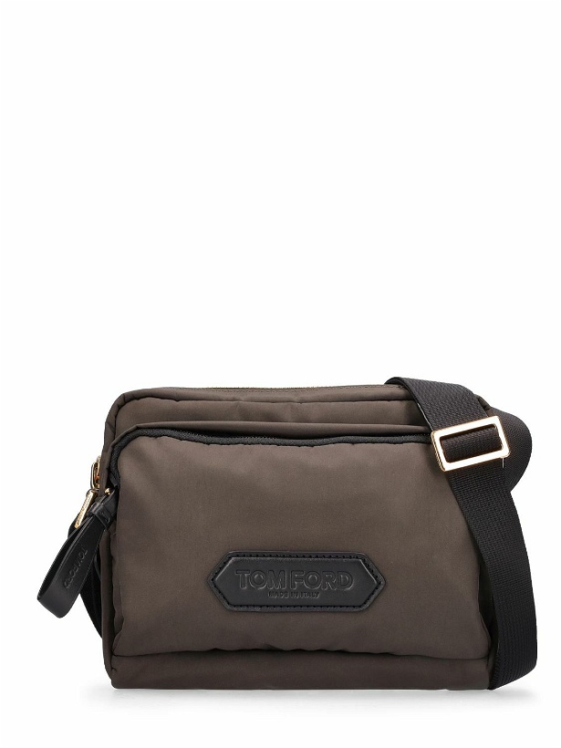 Photo: TOM FORD - Recycled Nylon & Leather Messenger Bag
