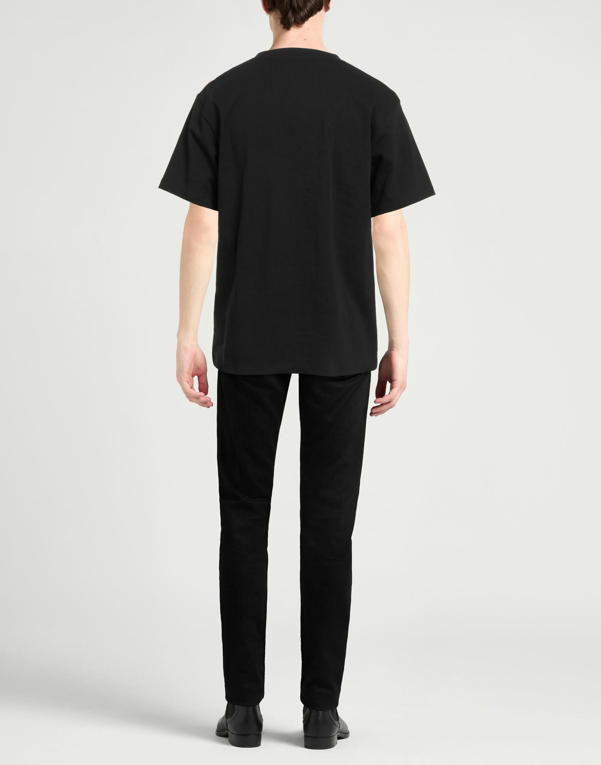 Balmain Mens T-shirt in Black
