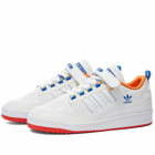 Adidas Men's Adilicious Forum Low 'Superfly' Sneakers in White/Red