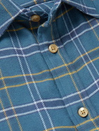 Portuguese Flannel - Checked Cotton-Flannel Shirt - Blue