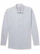 mfpen - Throwing Fits Striped Cotton Shirt - Blue