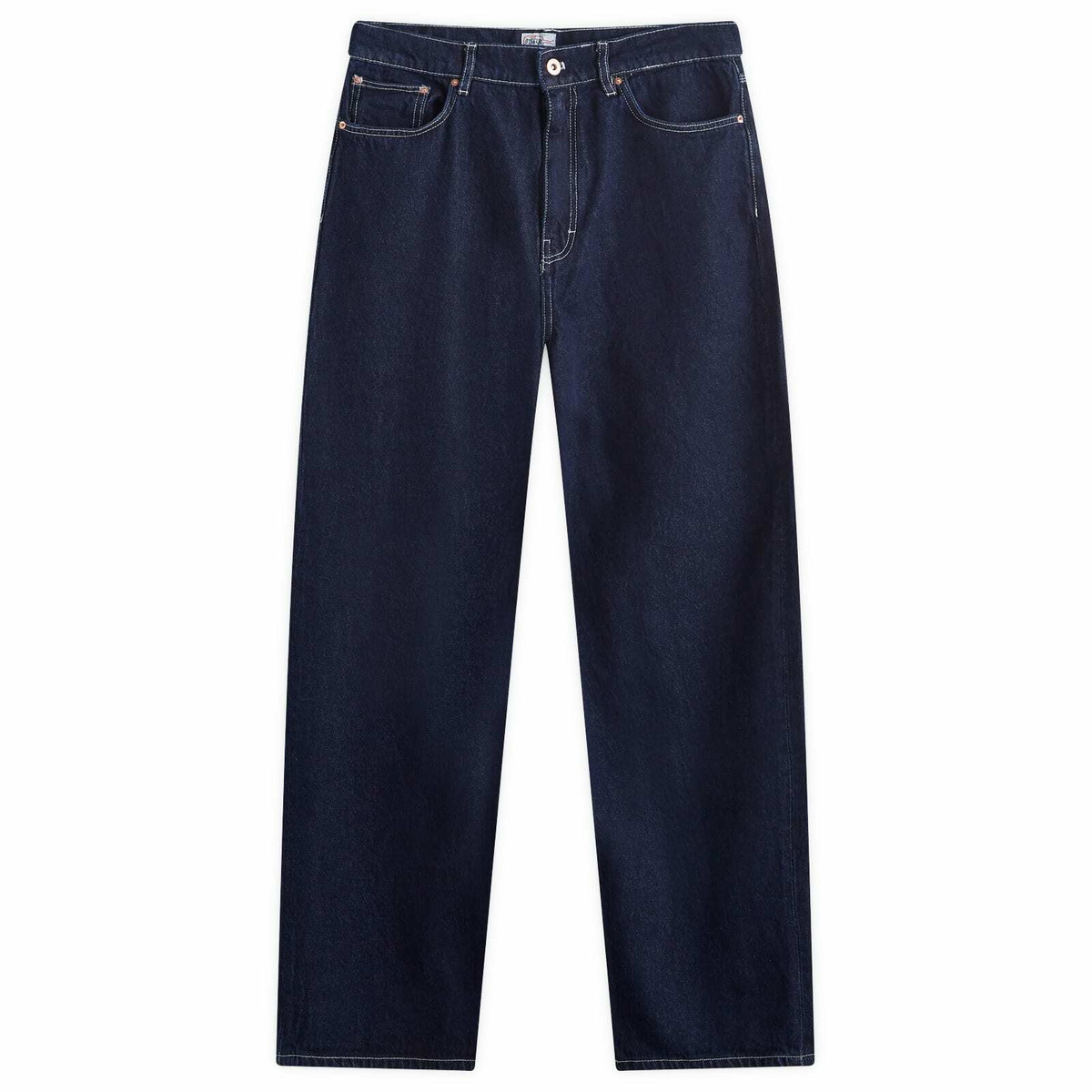 【SATIIIZ】Arrant Rivet Patch Denim Pants SATIIIZ】Arrant Rivet Patch Denim Pants