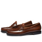 Bass Weejuns Men's Larson Penny Loafer in Mid Brown Leather