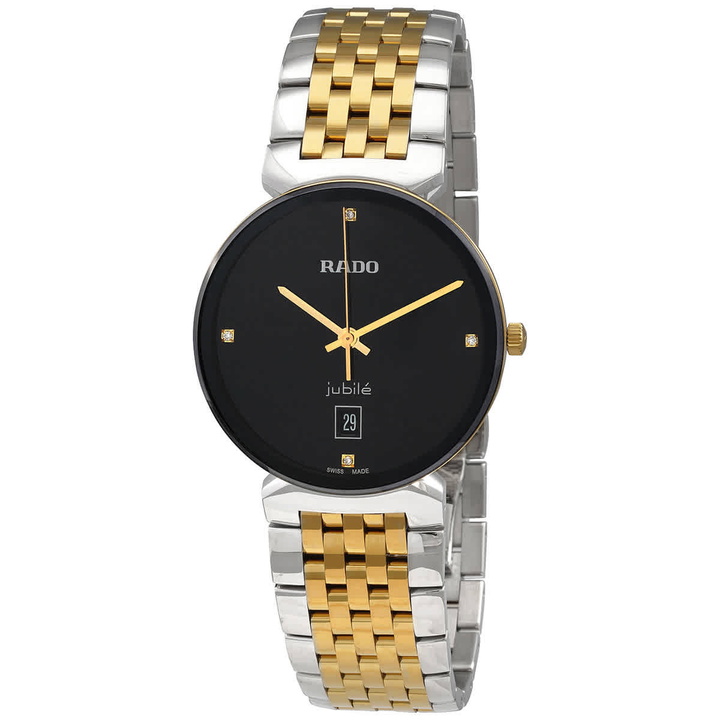Photo: Rado Florence Quartz Diamond Black Dial Unisex Watch R48912703