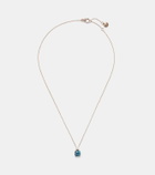 Pomellato Nudo Mini 18kt rose gold pendant necklace with topaz and diamonds