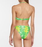 Ganni - Tie-dye bikini bottoms