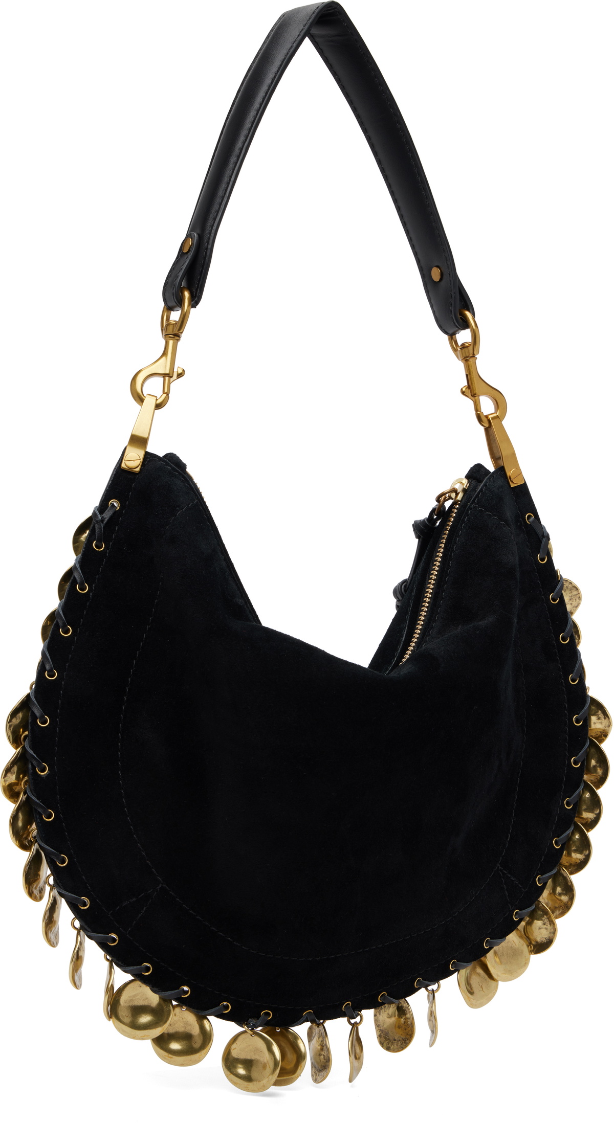Isabel Marant Black Oskan Soft Zip Bag