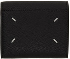 Maison Margiela Black Grained Trifold Wallet