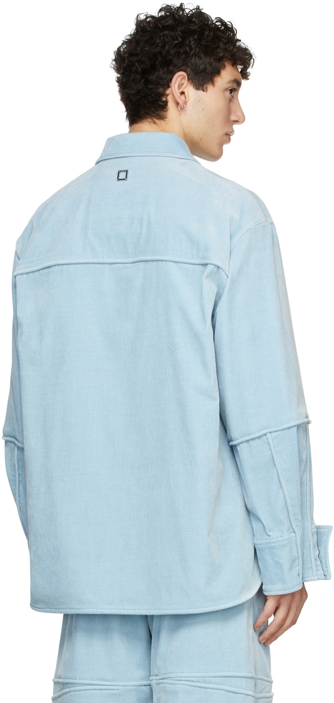 Wooyoungmi Blue Polyester Jacket Wooyoungmi