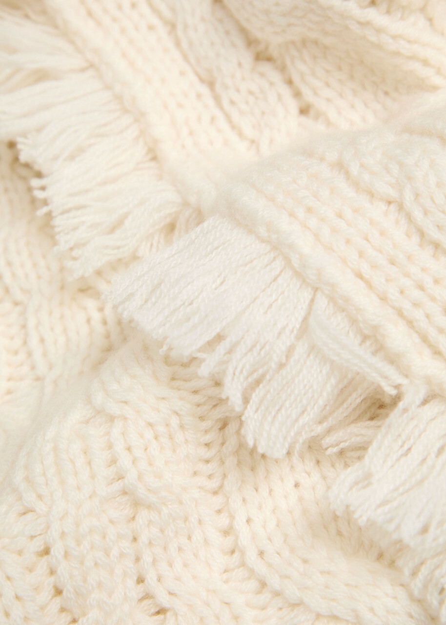 Guest In Residence Cable-knit Wool and Cashmere-blend Jumper Cream