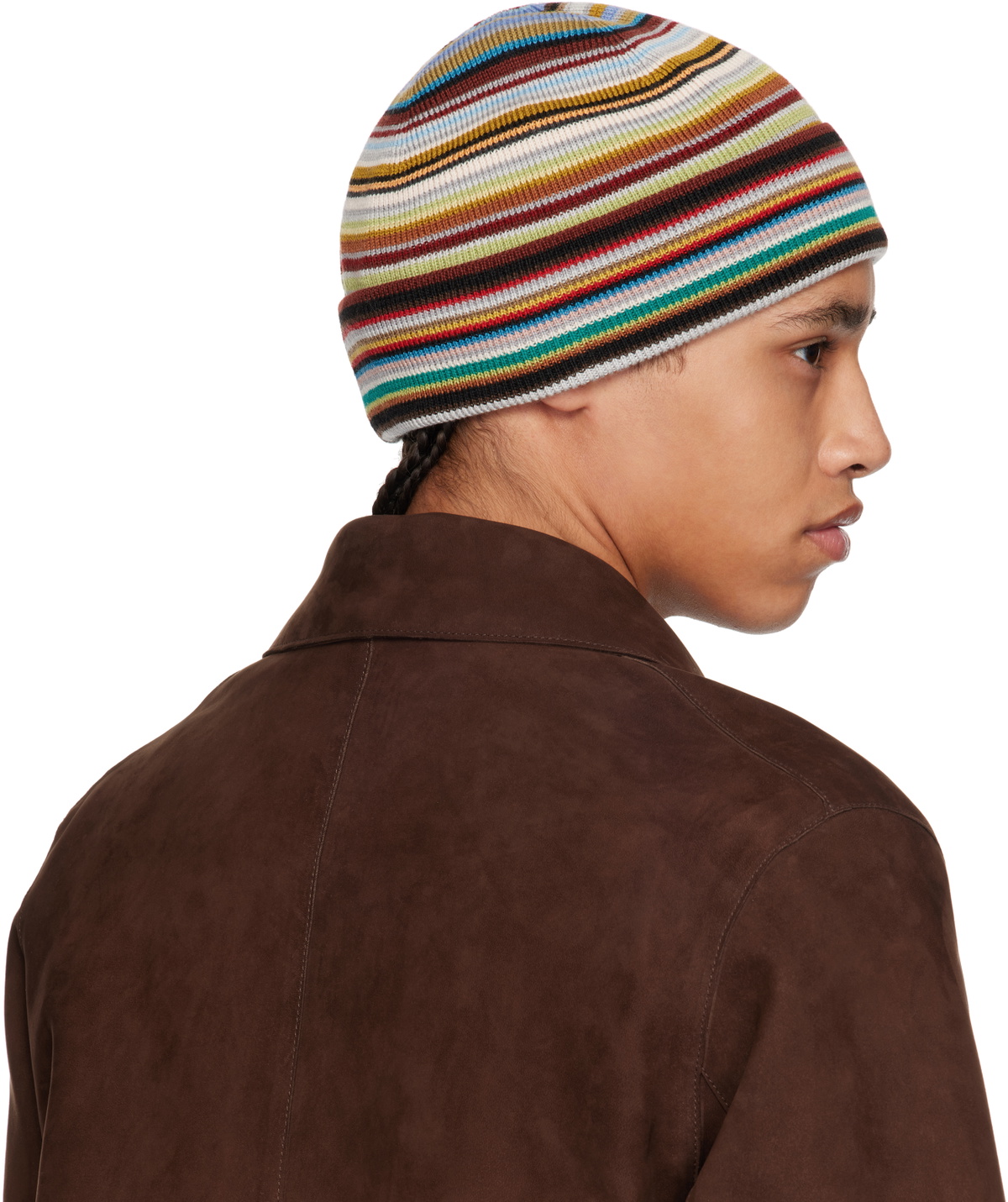 Paul Smith Multicolor 'Signature Stripe' Beanie