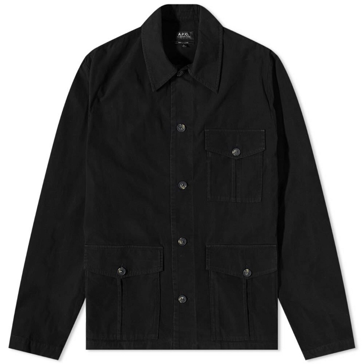 Photo: A.P.C. Men's Tanger Hunting Jacket in Black