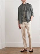 Paul Smith - Straight-Leg Pleated Linen-Blend Trousers - Neutrals