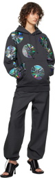 JW Anderson Black Smashed CD Hoodie