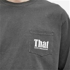 thisisneverthat Men's That Pocket Long Sleeve T-Shirt in Charcoal