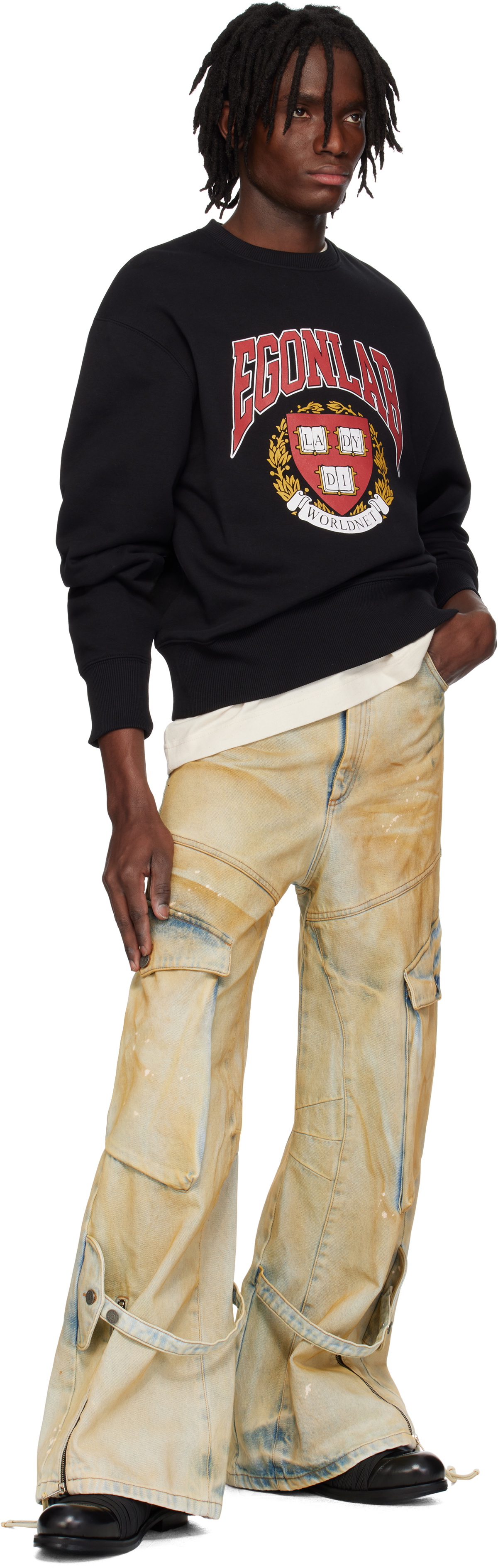 EGONlab Black Worldnet Edition Sweatshirt