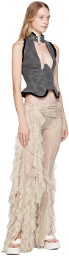 Poster Girl Beige Cyra Miniskirt