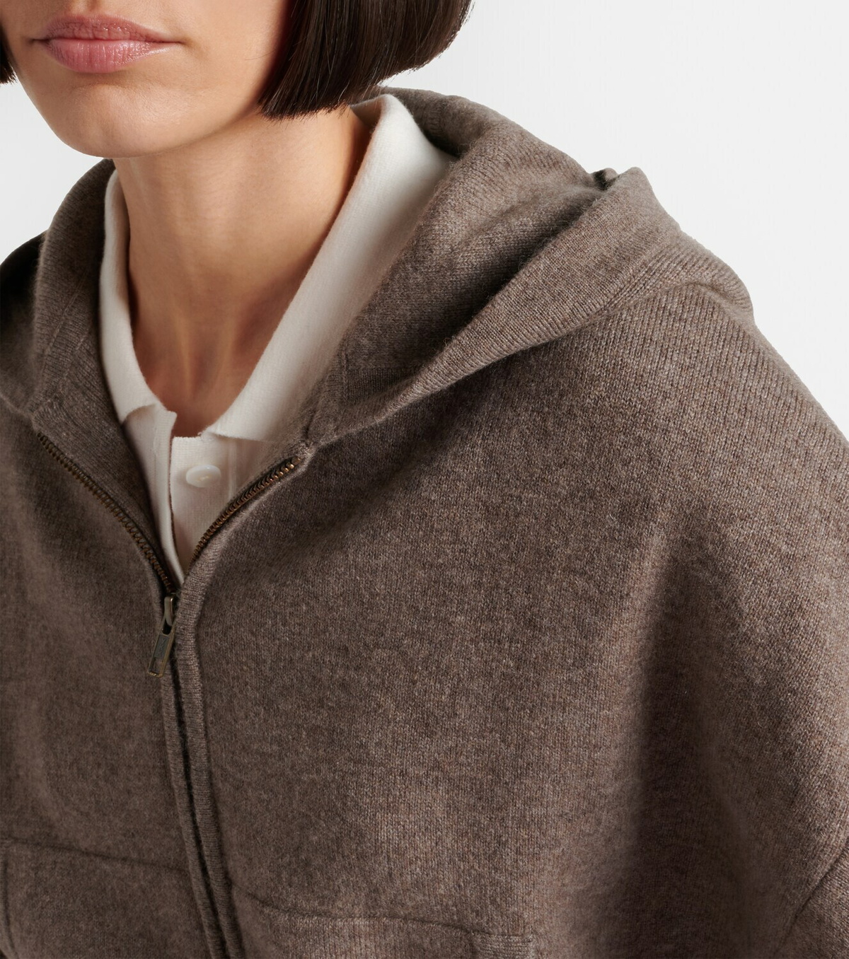 Lisa Yang Lilia cashmere zip-up hoodie