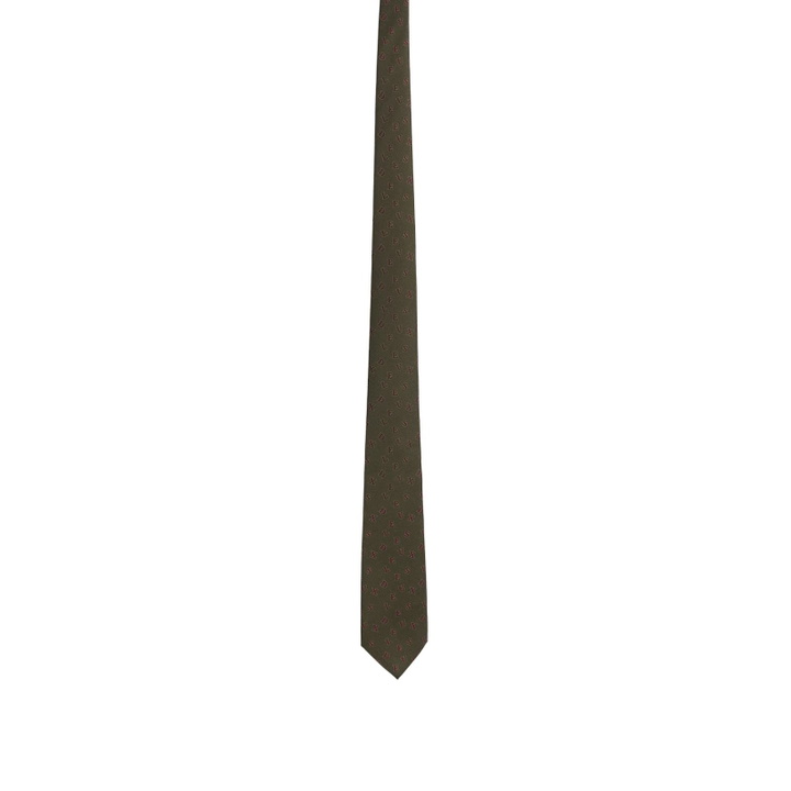 Photo: Les Deux Men's Letter Tie in Rifle Green 