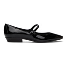 Saint Laurent Black Sixtine Ballerina Flats