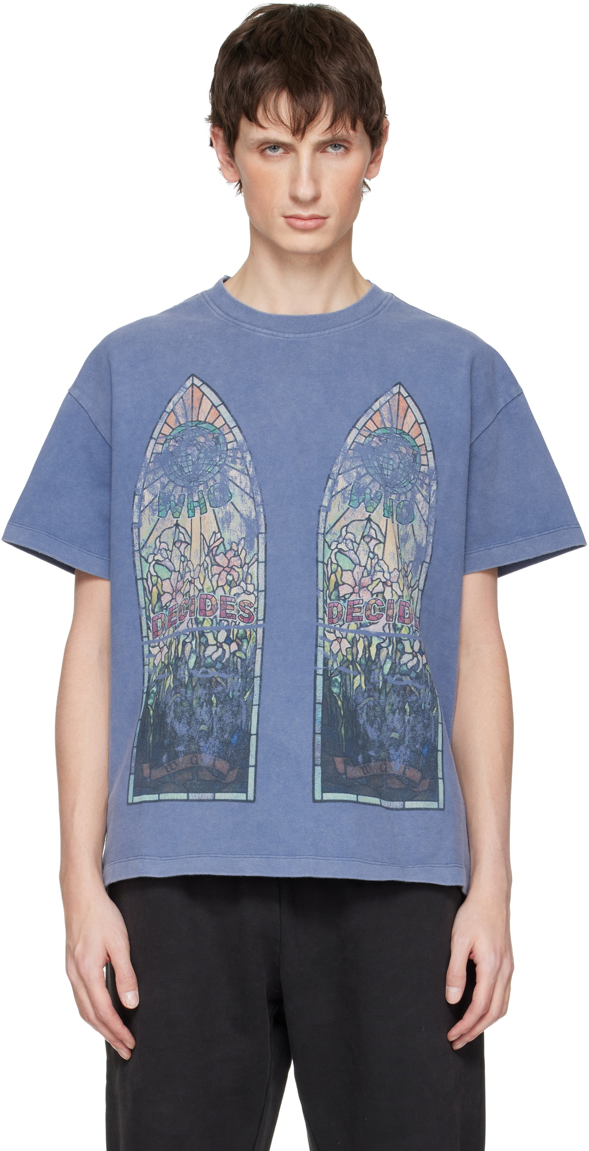 Who Decides War Gray Faded Jersey T-shirt
