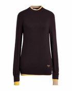 Fendi Womens Sweater Chocolate in Brown