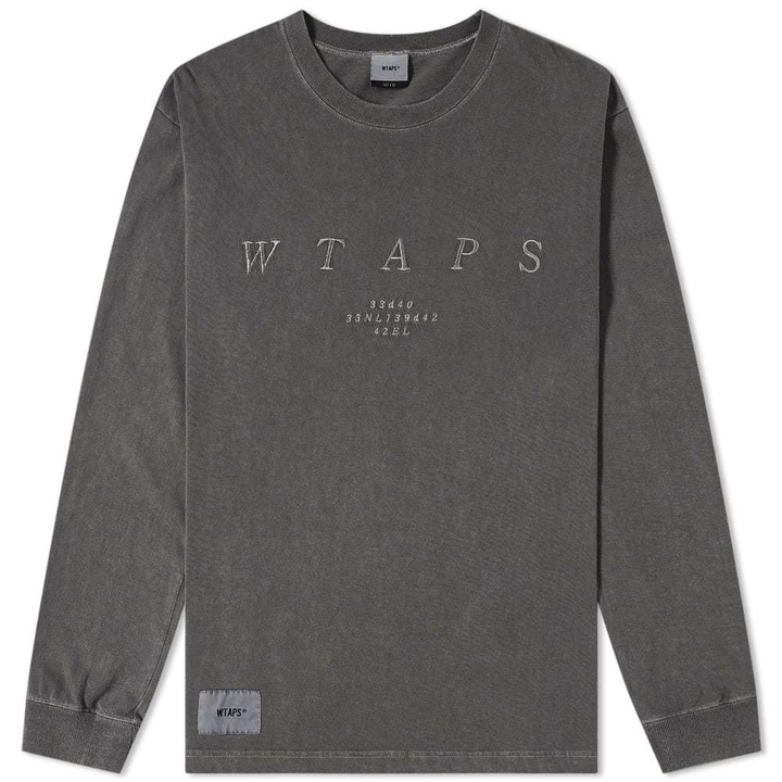 Photo: WTAPS Long Sleeve Design System Tee Black