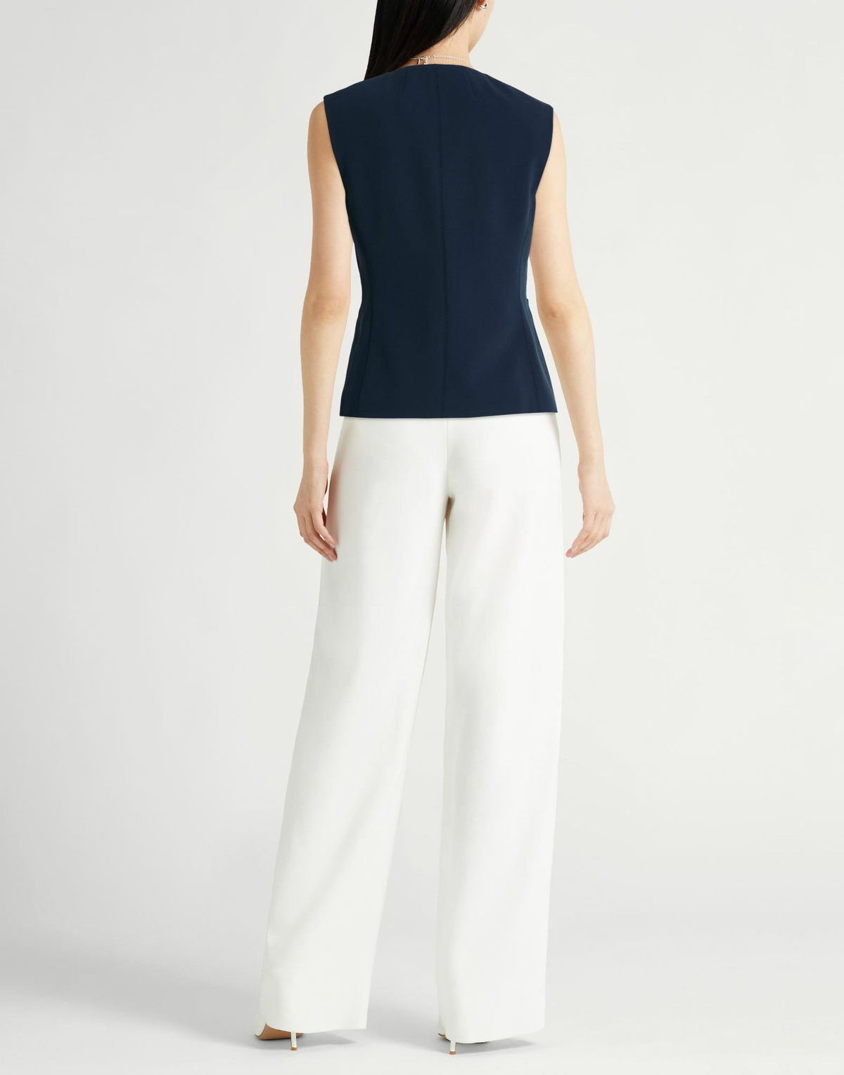 Theory Womens Tailored Vest in Navy