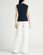 Theory Womens Tailored Vest in Navy
