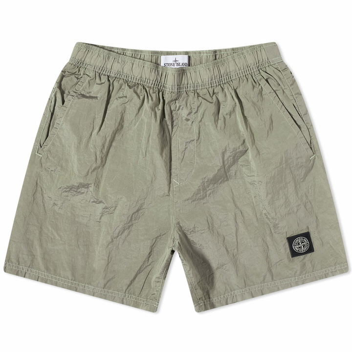 Photo: Stone Island Men's Nylon Metal Short in Light Green