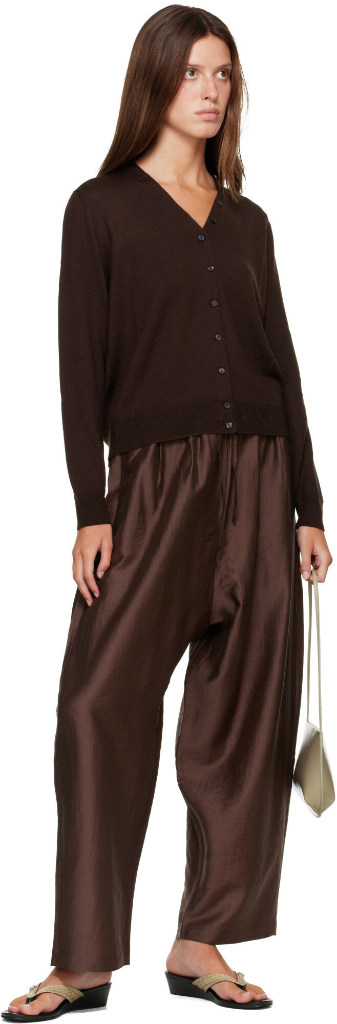 Cordera Brown Maxi Trousers