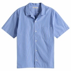 YMC Men's Malick Shirt in Blue Multi