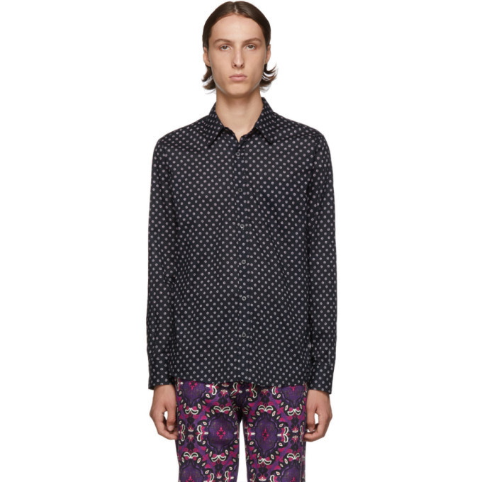 Photo: Dries Van Noten Navy Corbin Shirt