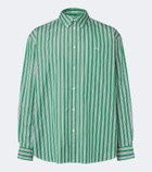 Loewe Double L striped cotton poplin shirt