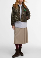 Barbour X Ganni Leopard-print Waxed Cotton Jacket