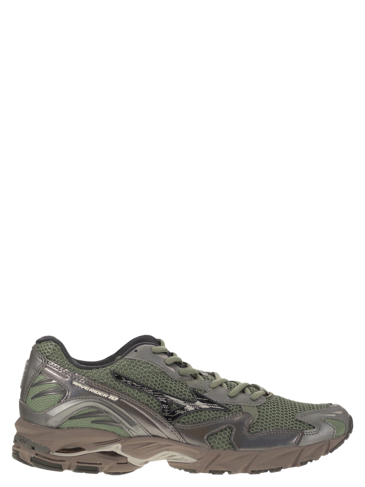 Mizuno Men's Wave Rider 10 'Okina' Sneakers in Opal Gray
