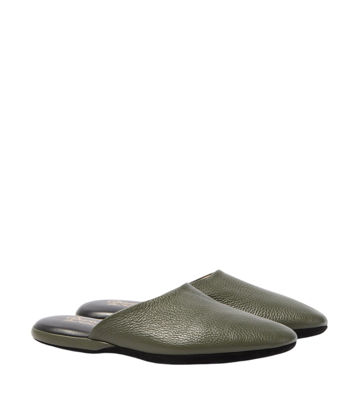 Photo: Charvet Leather slippers