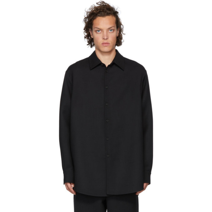 Photo: Valentino Black Wool Shirt