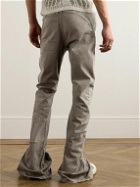 DRKSHDW by Rick Owens - Bolan Banana Slim-Fit Straight-Leg Zip-Detailed Waxed Jeans - Neutrals
